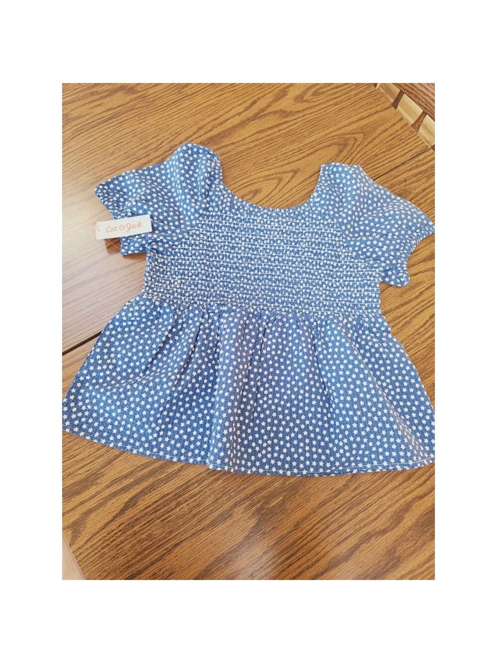 Cat & Jack Girls XL Blue Top & Black Pants Set - Picture 5 of 9